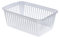 30cm Clear Plastic Handy Basket Storage Basket - Set Of 6