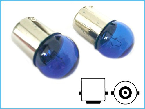 CARALL 2 Pezzi Lampade Alogene 12V Bianche ad Effetto Xenon (G18 BA15S R10W 12V 10W)