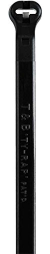 Thomas & Betts ty-rap – Kabelbinder 3,6 x 140 mm Widerstand UV Schwarz
