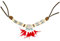 Boland 44129 - Indianer Halskette für Damen oder Herren, Modeschmuck für Faschingskostüme, Indianerin Kostüm, Indianerhäuptling, Kostüm Zubehör, JGA