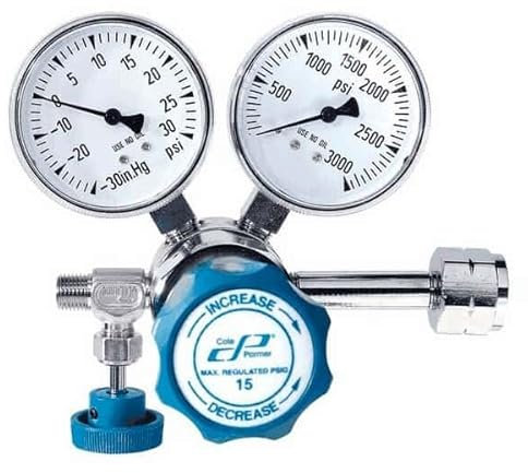 Cole-Parmer einstufiger Regler, 480 Kapazität, 580 CGA Fassung