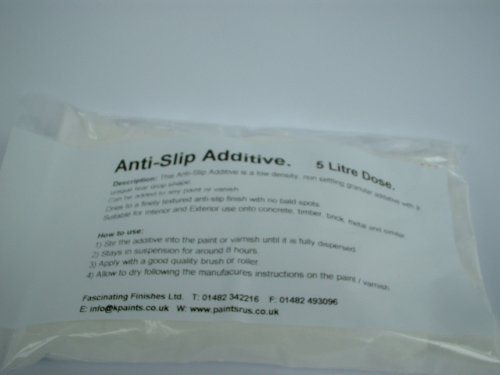 1 x 5lt Dose Anti Slip Additive/Granules, Suitable for Any Floor Or Deck Paint