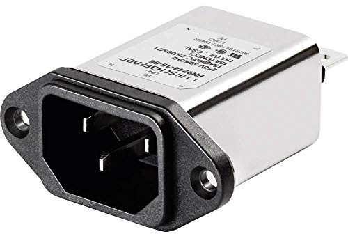 Schaffner FN9244-6-06 FN9244-6-06 Netzfilter mit Kaltgerätebuchse 250 V/AC 6 A (L x B) 48 mm x 22.5 mm 1 St.