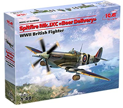 ICM 48060 Modellbausatz Spitfire Mk.IXC Beer Delivery WWII British Fighter