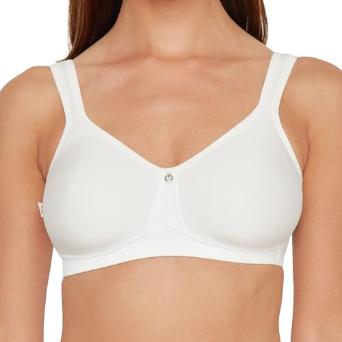 Susa Damen Spacer Bügel Catania Bügelloser BH, Elfenbein (Champagner 002), 90B