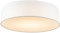 Qazqa - Modern Deckenleuchte I Deckenlampe I Lampe I Leuchte weiß 40 cm inkl. LED - Drum mit Schirm LED I Wohnzimmer I Schlafzimmer - Textil Rund - I LED