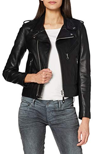 Schott NYC LCW1601D, Giacca, Donna, Nero (Black), XS