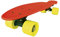 Streetsurfing Skateboard New Fizz Board, Red/Yellow, 500205