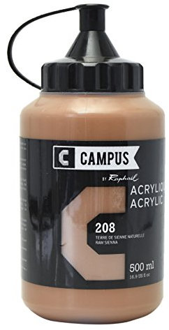 CAMPUS Flacon Acrylique 500 ml Terre de Sienne Naturelle