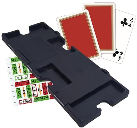 Vier Treff Bridge : planches – bleu avec cartes de jeu (n° 17-24)