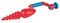 Hape E8180 - Sandbohrer, Rot
