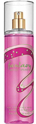 Britney Spears Fantasy 236 ml – Feines Bodyspray für Damen – Blumig-Holzige Gourmand-Noten – Noten von Köstlicher Roter Litschi, Cupcake und Cremigem Moschus – Bezaubernde Rosa Flasche