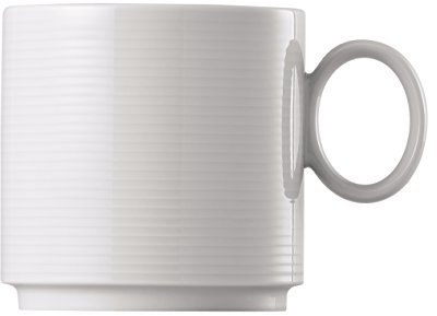 Thomas' Loft - 6 x Becher m.Hkl.kl. Sta, 0,33 l, Weiß