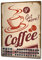 Wandkalender 2019 Jahreskalender Dauerkalender 2020 Kalender 2021 Terminplaner Fotokalender Kaffee Cafe Bar Kaffee Metall Magnet