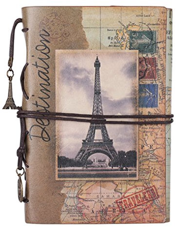 Leder Reise Notizbuch, Vintage Klassisch Nachfüllbar Reisetagebuch, Perfekt zum Schreiben, Dichter, Reisende, Tagebuch, Leere Einsätze mit Reißverschluss Loose Blatt Taschen