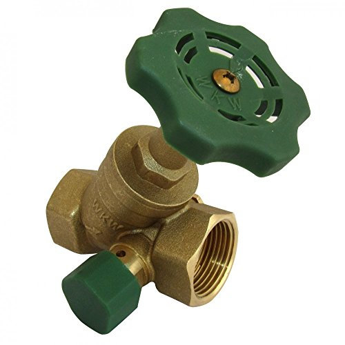 Schrägsitzventil mit Entleerung 3/4 Zoll Absperrventil