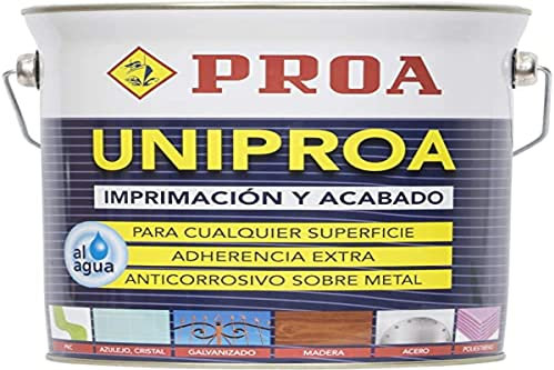 PROA Uniproa al agua. Imprimación multiadherente todoterreno. Blanco. 4 L.