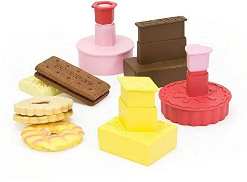 Dexam Cookie Cutters - British Biscuits, Custard Creams, Bourbon, Iced Ring (Pack of 2)