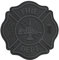 Fire Fighter Dept EMS EMT Rescue Firemen Engine Morale Gear PVC Touch Fastener Patch (Blackout Subdued)