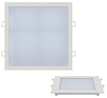 18 Watt LED Panel Unterputz Einbauleuchte Einbaulampe Lichtpanel Deckenleuchte Deckenlampe Lampe Eckig 225x225 mm weiss Tageslicht