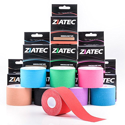 ZiATEC Pro Kinesiologie Tape - Physio-Tape, Farbe:2 x schwarz
