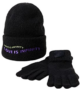 Desigual womens PACK_Gift Box_HAPPY BAG Gloves, Black, U