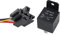 JIQI 12V 40A 4 Polig Auto Kfz Relais mit Steckdose, SPST NO 4-Pin Fahrzeug Motor Car Umschalt Relais, Car Relay Relaisschalter mit Modell Nr:JD1912