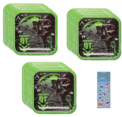 Amscan Star Wars Rogue One Lot de 24 assiettes en carton pour fête d'anniversaire