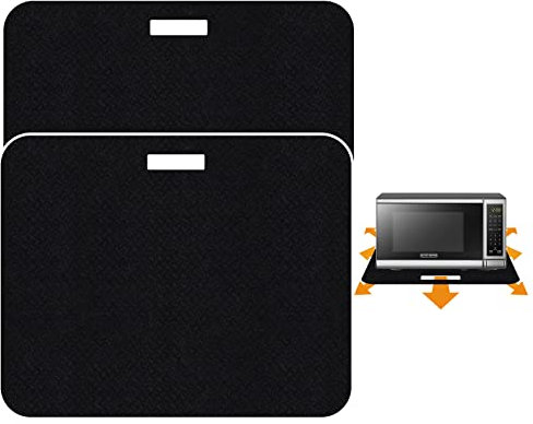 Heat Resistant Mat for Air Fryer with Sliding Function, 2 Pcs 15 * 18 in Heat Resistant Pad Caddy Countertop Protector Mat Compatible with Most XL Air Fryer Ninja Air Fryer Micro Wave Oven