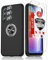 LeYi Hülle für Samsung Galaxy A54 5G Handyhülle mit 2*Schutz Glas Folie & 2*Kamera Folie, TPU Militärschutz Hybrid Schutzhülle mit 360° Metall Ring Halter Ständer Stoßfest Case Cover Schwarz