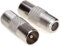 Pencilupnose 2 Pack TV Aerial Coaxial Cable F-Connectors Adaptor compatible with Satellite Sky BT Freeview Set-top Box F Type Screw Connector Socket to RF Coax Aerial Male Adapter