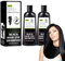 Dyceittdia 2pcs Champú Tinte, Champú Tinte instantáneo, 3 en 1 Instantáneo Champú para el Cabello, Suave y no Dañino,Limpia e Hidrata el Cabello, Negro,2pcs*100ml, hair5