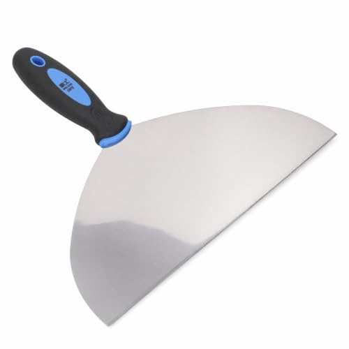 Fabater Putty Knife, Stainless Steel Putty Scraper for Wallpaper Paint Decals Plaster, Wallpaper Scraper Paint Scraper Tool, Comfortable Handle, Hanging Hole (10 Inch)