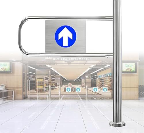 Cancello di sicurezza for l'ingresso del mercato, adatto a biblioteche, negozi, attrazioni turistiche e luoghi simili. 70×100 cm