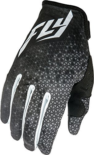 Fly Racing Unisex-Erwachsene Lite Handschuhe (Schwarz/Grau, Größe 7)
