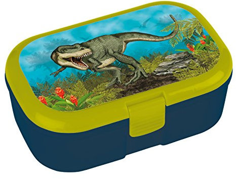 Lutz Mauder Lunchbox * DINOSAURIER & T-REX * für Kinder Brotdose Vesperdose Brotzeitbox Brotzeit