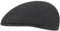 Lipodo Flatcap Filz Herren - Schiebermütze Made in Italy - Schirmmütze aus Wollfilz - Mütze mit 3 cm Schirmlänge - Flat Cap Herbst/Winter - Herrenmütze anthrazit L (58-59 cm)