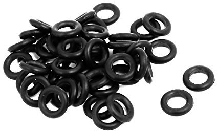 sourcing map Packung mit 45 Nitrilkautschuk O-Ringe 9mm OD 5mm ID 2mm Breite metrische Dichtung