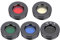 5 Stücke Teleskop Okularlinse Filter Kit,Professionelle Farbe Aluminiumlegierung, Verbesserung der Anzeige Optische Okular 0,96 Zoll Astronomie Teleskop Zubehör für Mond Nebel Planet Sun Sky