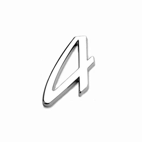 Kwak's 3D Emblem Buchstaben Aufkleber Kompatibel für Porsche Panamera Cayman Cayenne Macan 911 718 918 Boxster Kofferraum Aufkleber