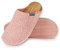 DUNLOP Ciabatte Donna, Pantofole Invernali con Pelliccia, Babbucce Antiscivolo con Soletta Memory Foam, Ciabatta da Casa (Rosa, Numeric_37)