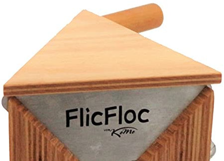 KoMo FlicFloc + Deckel | Buchenholz | Edelstahl | manuelle Flockenquetsche
