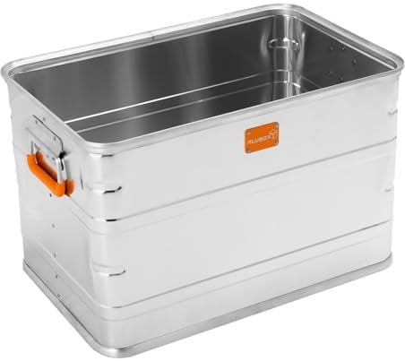 Alubox Transportkiste Lagerbox ABX-U80-68 Liter - L 59 x B 37.5 x H 37