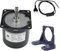 CHANCS Synchronmotor Niedriger Geschwindigkeit Permanentmagnet 220V 60KTYZ 20U/min mit Halterung und Stromkabel 10Kgf.cm Drehmoment und Netzkabel-Schaltstecker Fester Sitzplatz
