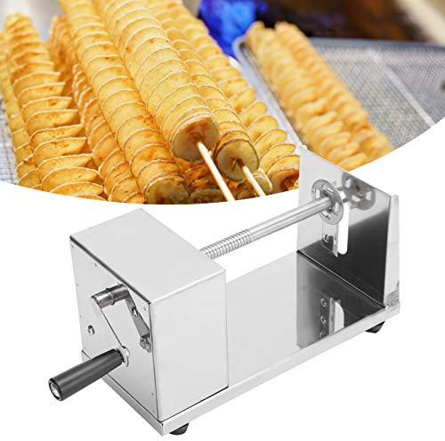 Tornado Spiral Potato Cutter Manual Stainless Steel Spiral Cutting Machine Kitchen Accessories Cooking Tools