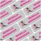 80 x Namensaufkleber Wunschname personalisiert je 3,5x1cm Aufkleber mit Kinder Name Beschriftung Schule Kindergarten Kleidung Sticker (Nr. 10 Elfe, Für feste Oberflächen)