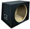 OE AUDIO 15 Inch 38cm Single Sealed Black Carpeted Car Subwoofer Box Enclosure