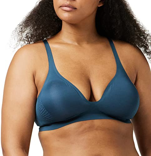 Sloggi Damen Body Adapt T-Shirt Bra Padded BH, Secret Lagoon, S