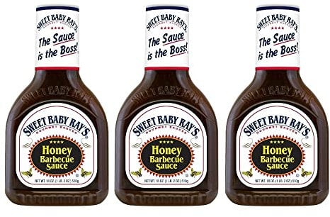 Sweet Baby Rays Barbecue Sauce, Honey (18 Ounce (Pack of 3))