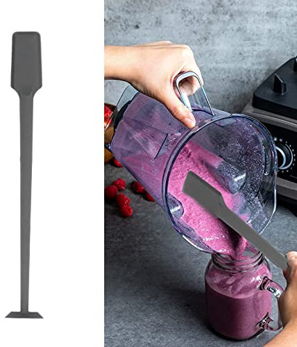 Mini Baking Spatula,14.17inch Silicone Scraper,Jar Spatula,Beauty Spatula,Multifunctional Small Silicone Spatula Kitchen Scraper Long Handle Lotion Stirrer for Food Bottles